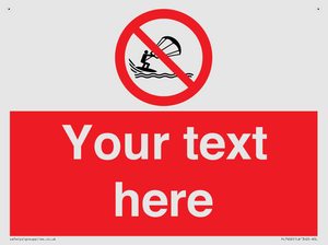 Custom No kite surfing